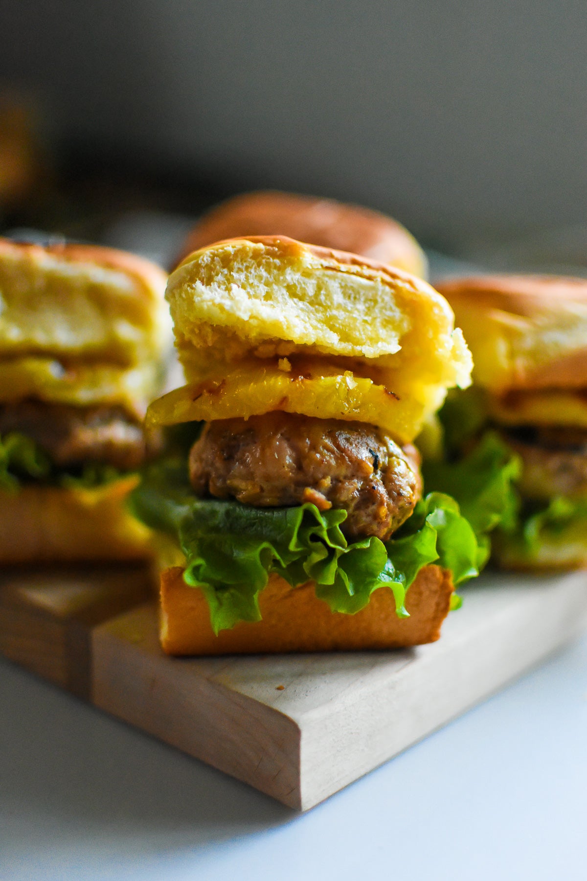 6 Turkey Burger Sliders