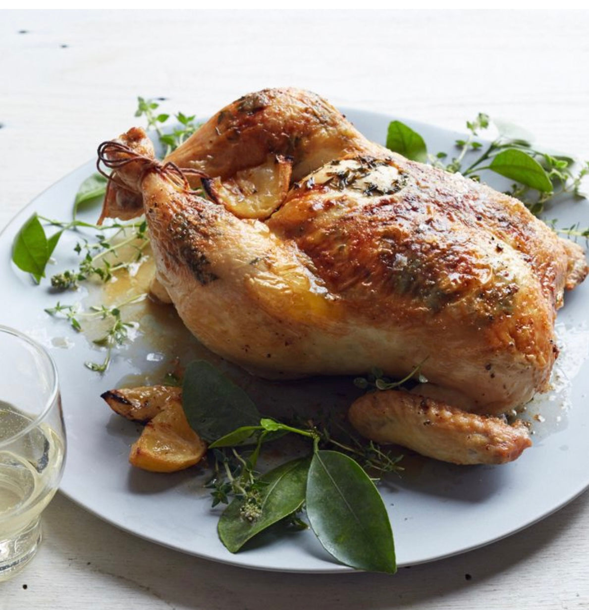 Herb Roasted Chicken with Lemon & Thyme