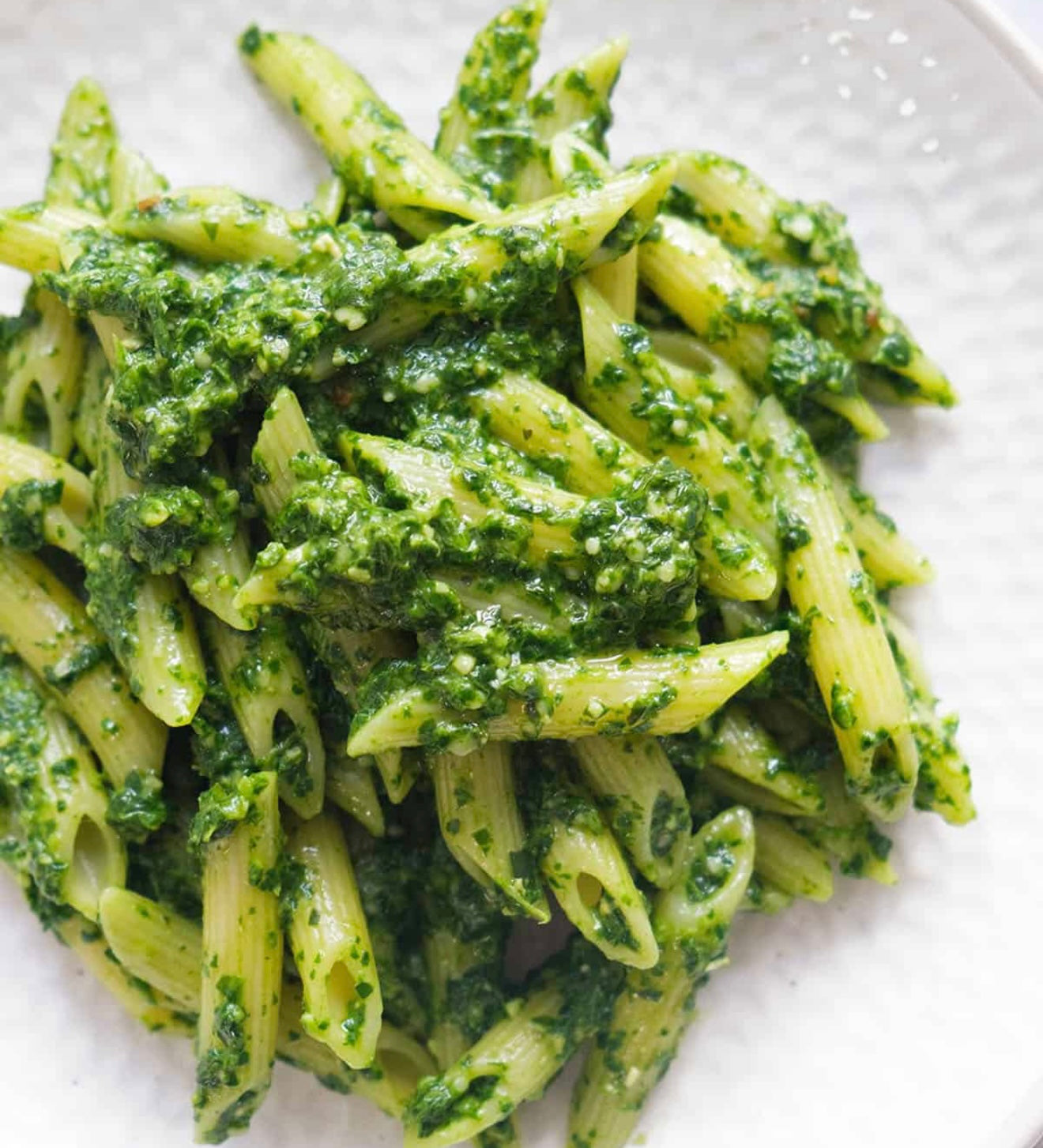Pasta with Spinach Pesto